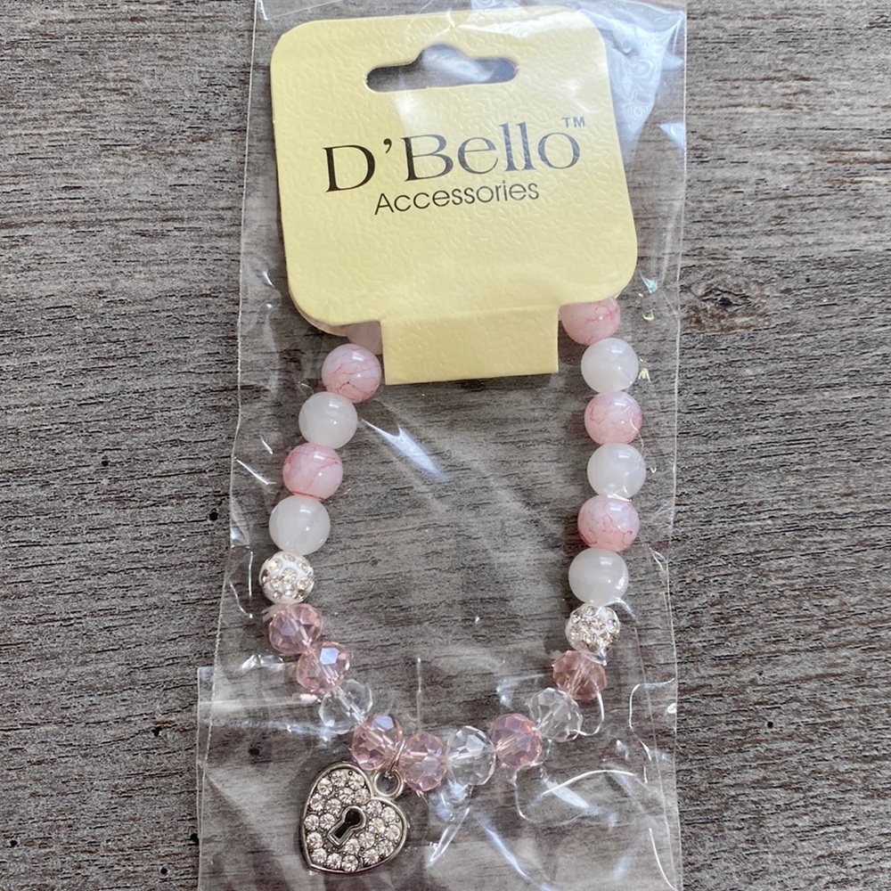 NWT Pink Keyhole Bracelet